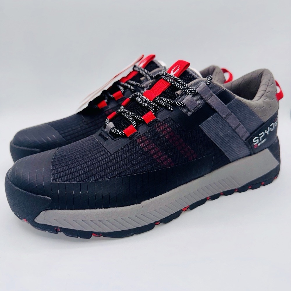 Spyder Blackburn Sneakers Men's Size 12 Black Gray Red - Picture 16 of 16